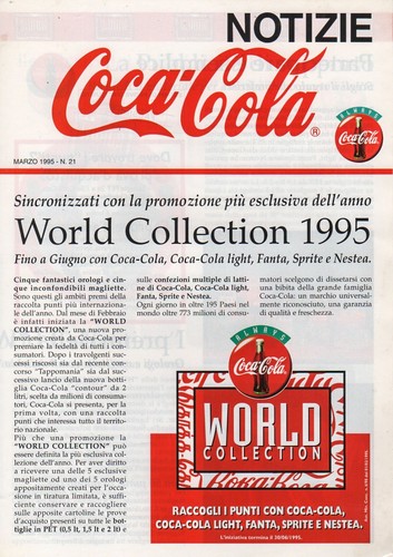 Coca cola notizie italia - coca-cola,