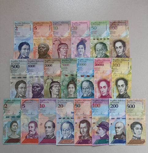 Set banconote venezuela pz - set, 21
