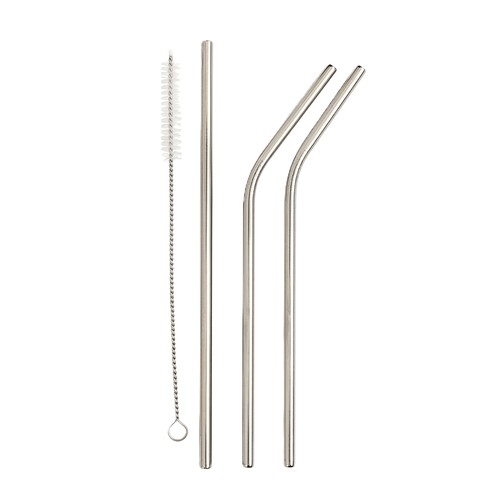 Cannucce acciaio inox set 4 - inox,